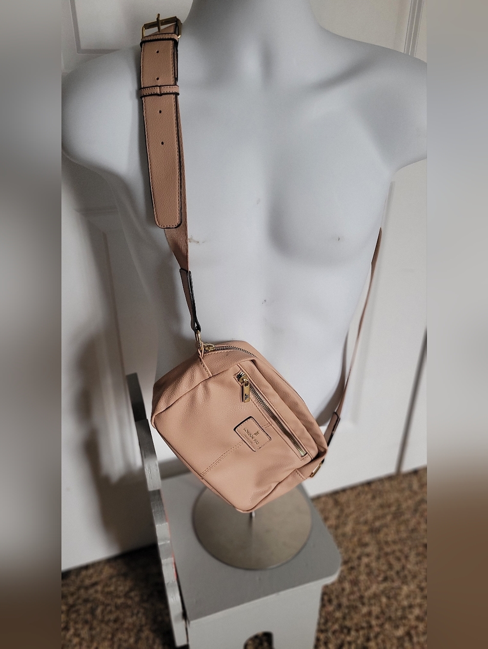 London Fog Women's Crossbody Bag - Blush Pink